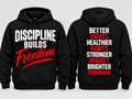 Hoodie- White Discipline