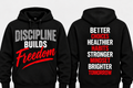 Hoodie- Grey Discipline